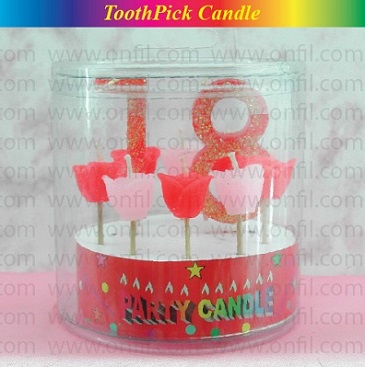 Birthday ToothPick Candle Set