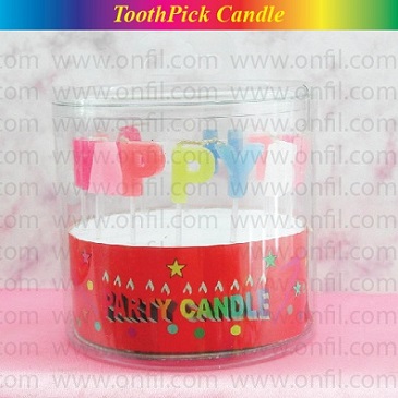 Birthday ToothPick Candle Set