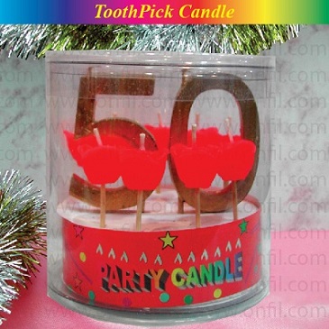 Anniversary ToothPick Candle Set