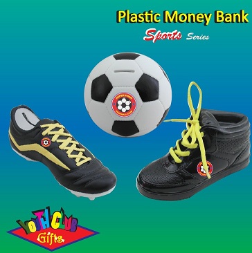 Plastic Sports Money Bank